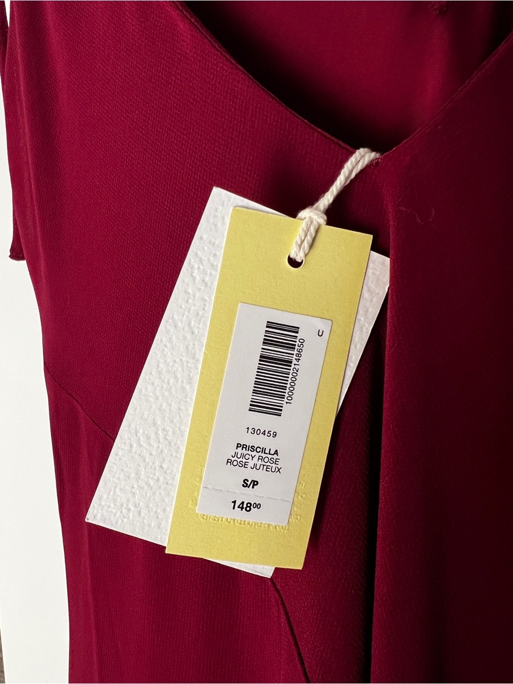 NWT - Wilfred Priscilla Maxi Dress in Juicy Rose, Medium - Picture 5 of 10
